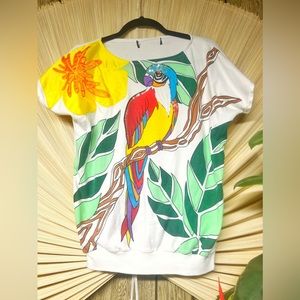 Vintage ‘80s/‘90s Appliqué Tropical Tee